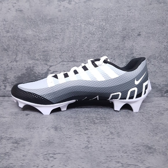 NIKE‎ Vapor Edge Speed 360 Football Cleats Mens 13 Smoke Grey Black White main image 4